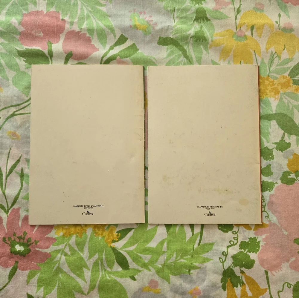 Vintage Craft Pattern Books Lot Of 2